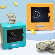 Mini Bank Piggy Bank Retro ATM Rotating Password Cash Coin Saving Box Bank Safe