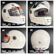 MT Jarama Racing Helmet High-Quality Motorcycle Riding Gear in Solid/Gloss/Black/Titanium Colors