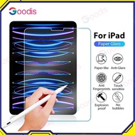 Kaca Terbaja Matte Tempered Glass Paperlike Film for IPad 11th A16 10.9 Air4 5 6 Air M3 Pro11 13 12.