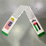 FREE PALESTIN AQSA, Mafla Corak Keffiyeh | Mafla Al Aqsa Rekaan Eksklusif Printing silkscreen