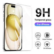 For iPhone 15 Pro Max 14 Pro Max 11 12 13 Pro XS Max 13 Mini X XR 8 7 6 6s Plus SE 2020 SE3 2022 Clear 9H Tempered Glass Screen Protector Film