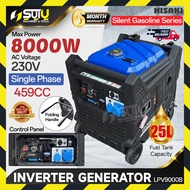HISAKI LPV9000B 459CC Silent Gasoline Inverter Generator / Penjana 8kW (E-start)
