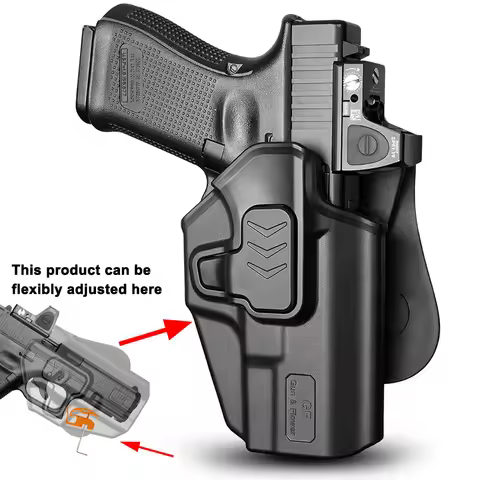 For Glock G19,G26 Gen 3 4 5,G19X,G23 Gen 3 4,G32,G44,G45,OWB Holster Outside Waistband Holster,Level