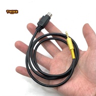 For YAESU Radio PTT Cable DIN 6 to 3.5mm for FT-891 FT-857 FT-817 FT-991 FT-450D
