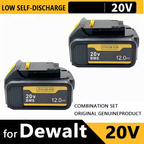 100% NEW6.0Ah/12.0Ah Battery For DeWalt 20V MAX Li-ion Battery For DeWalt DCB547-XJ DCB609 DCB201 Fo