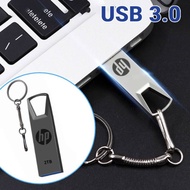 Flashdisk USB HP 3.0 Flashdisk1Tb 2TB Pen Drive Batang Metal Anti Air