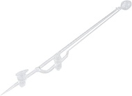 Science Lab Supplies 2pcs Micro Burette Clip Type Clear Glass Experiment Accessories Equipment Buret