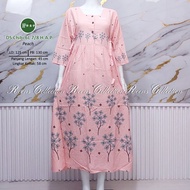 Reens Collection - Daster Chibi Jumbo Lengan 7/8 HAP| Longdress Panjang Semata Kaki Tali Pinggang