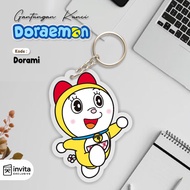 GANTUNGAN Doraemon Keychain - Cute Doraemon Keychain - Acrylic Keychain - Character Key Chain