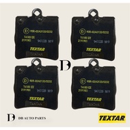 TEXTAR MERCEDES BENZ W202 W210 REAR BRAKE PADS (2191901)(0034202720)(0034207904)