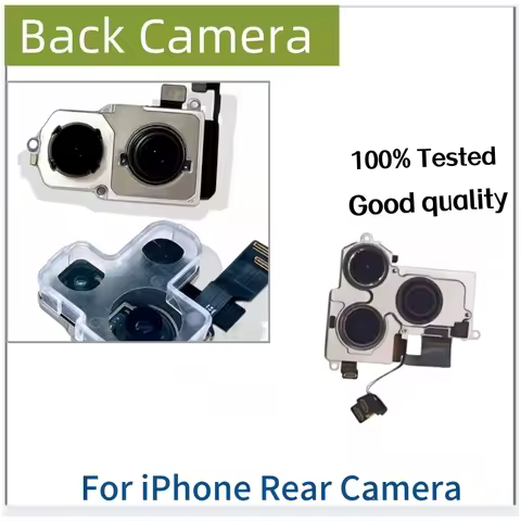 TEST Rear Camera For iPhone 13 14 15 16 17 Pro Max Main Back Camera for iPhone 14 16 Plus Camera wit