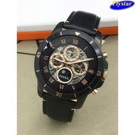 Fossil Watch Genuine Leather Strap Light Luxury Fashion Business Casual Weekly Calendar Automatic Mechanical Watch Waterproof Men's Watch ME3028
