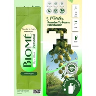 BIOME Powder to Foam/Gel Handwash Antibacterial 20g = 500ml | Biodegradable • Skin-Friendly