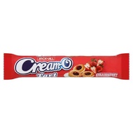 Cream-O Tart Sandwich Cookies with Cream & Strawberry Flavoured Jam 120g