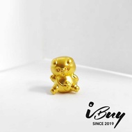 IBUY 916 HARD GOLD Strawberry Piggy  22K 916硬金 草莓包猪猪