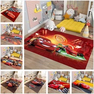 Cars McQueen Motorway Mat Road Rug Carpet for Living Room, Car Rug, Floor Carpet, Kids Room Runner, 