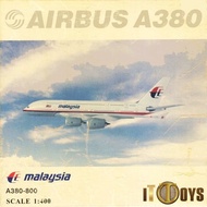 Dragon Wings 1:400 Scale Vintage Die-Cast Model Airbus A380 "Malaysia Airlines" (2001) -[Ready Stock