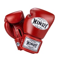 วินดี้นวมชกมวยไทย BGVH-RE สีแดง หนังคัดพิเศษ 10oz 12oz 14oz 16oz Windy Boxing Store
