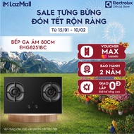 Bếp ga âm 80cm Electrolux EHG8251BC 2 vùng nấu StepFlame kiềng chắn gió tiết kiệm gas