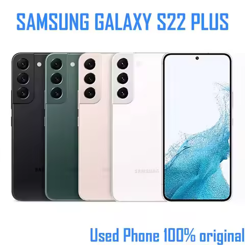 Original Samsung Galaxy S22+ S22 Plus 5G CellPhone 6.6" AMOLED 8GB RAM + 128GB/256GB ROM Snapdragon 
