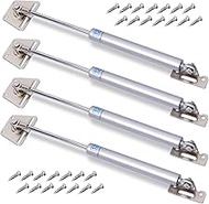 10 inch Gas Strut Lid Support Hinge Soft Close Cabinet Hinges Toy Box Hinge Support Drop Lids of Cabinets Kitchen Support, Gas Spring Hinge 120N/26lb (10N-4PCS)