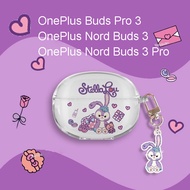 Earbuds Case for OnePlus Buds Pro 3 / OnePlus Nord Buds 3 / 3 Pro, TPU Transparent Earphone Cover
