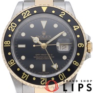 Rolex GMT-Master II 16713(K) K18YG/SS 男士腕錶，黑色，拋光，2001 年款，成色極佳 [二手]