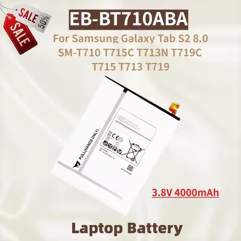 High Quality EB-BT710ABA Tablet Battery 3.8V 4000mAh For Samsung Galaxy Tab S2 8.0 SM-T710 T715C T71