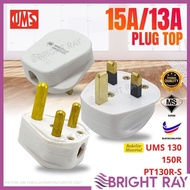 SIRIM UMS 13A 15A 3 Pin Plug Top Kepala Plug Extention Plug Welding Heavy Duty Plug PT130R-S