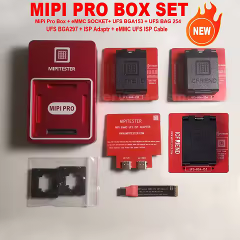 2025 NEWEST Original MIPITESTER / MiPi Box Max /MIPI PRO+UFS-BGA153+UFS-BGA254+UFS-BGA297+ISP Adapte