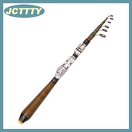 JCTTTY 1.2m-2.4m xách tay mini Kính thiên văn cần Câu Quay ruồi cá chép Câu Cá Sợi Carbon du lịch đá