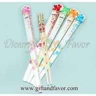 Wooden Chopsticks with box / Chopstick Favor / Wedding / Wedding Favor