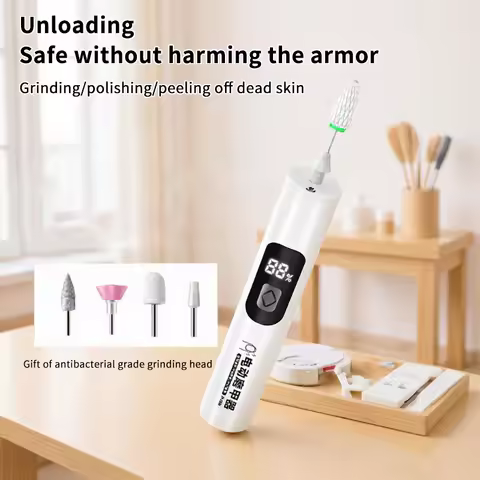 "Wireless Nail Drill 35000RPM Manicure Cutter Nail Repair Pedicure Milling Cutter Polisher Sander US