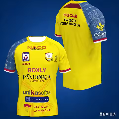 BM Caserío Ciudad Real 2025-26 New Arrival Spain Handball Jersey 3D Printed Casual T-Shirt Home Away