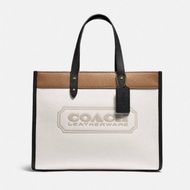 COACH C0777 FIELD TOTE 30 IN COLORBLOCK WITH COACH BADGE ORIGINAL