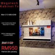 TV CABINET / KABINET TV 6KAKI TERMASUK HANTAR DAN PASANG