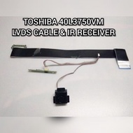 TOSHIBA 40L3750VM LVDS CABLE WITH IR RECIEVER