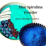 Blue Spirulina Powder 250g 蓝色 螺旋藻粉 Organic Edible Blue Algae Protein Powder Mermaid Bowl Phycocyanin Extract 蛋白