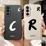 For Samsung Galaxy M56 5G Case SM-M566B Cover Luxury A Z Letters Soft Silicone Shockproof Cover For 