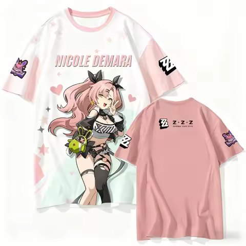 Game Zenless Zone Zero Print T-Shirts 3D Fashion Men/Women Short Sleeve O-Neck Tee Harajuku Style St