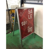 Poster Stand A1 double sided snap poster frame