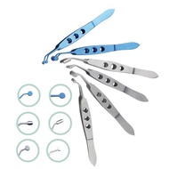 【Prime deal】 1pcs Ophthalmic Palpebral Gland Massage Tweezers Clamp Meibomian Flap Eyelid Tool Forceps Ophthalmic Instrument