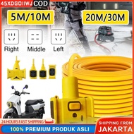 10M/20M/30M Extension Cord Cable Socket Extra-long Plug-in long Electrical Strip With long Extension