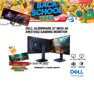 [ผ่อน 0% 10 ด.]DELL ALIENWARE 27 INCH 4K AW2725Q GAMING MONITOR (QD-OLED 4K 240Hz) /ประกัน 3 Years O