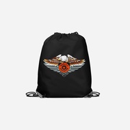 [HD CUSTOM] Drawstring Bag Harley-Davidson Fullprint Sublimation Art 5 String Bag