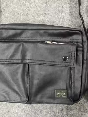 Classic Multifunction Porter Messenger Bag Crossbody Commuter Sling Bag Men Double Layer Large Capac