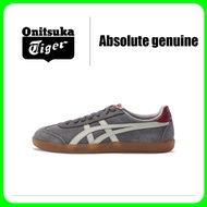 100% authentic Onitsuka Tiger Teteng men's and women's shoes casual sports shoes gray red