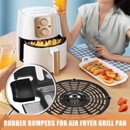 8pcs Air Fryer เปลี่ยนซิลิโคน Anti-Scratch ปกป้องเคลือบด้านในสำหรับ PAN แผ่น Crisper แผ่นถาด TF-Ire-