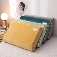 Solid Color Cotton Sleeping Pillow Case Brief Style High-end custom Pillowcases Latex Pillow Case Co