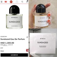 🇸🇪Byredo Sundazed EDP百瑞德中性香水 50ml